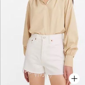 Levi’s high rise shorts